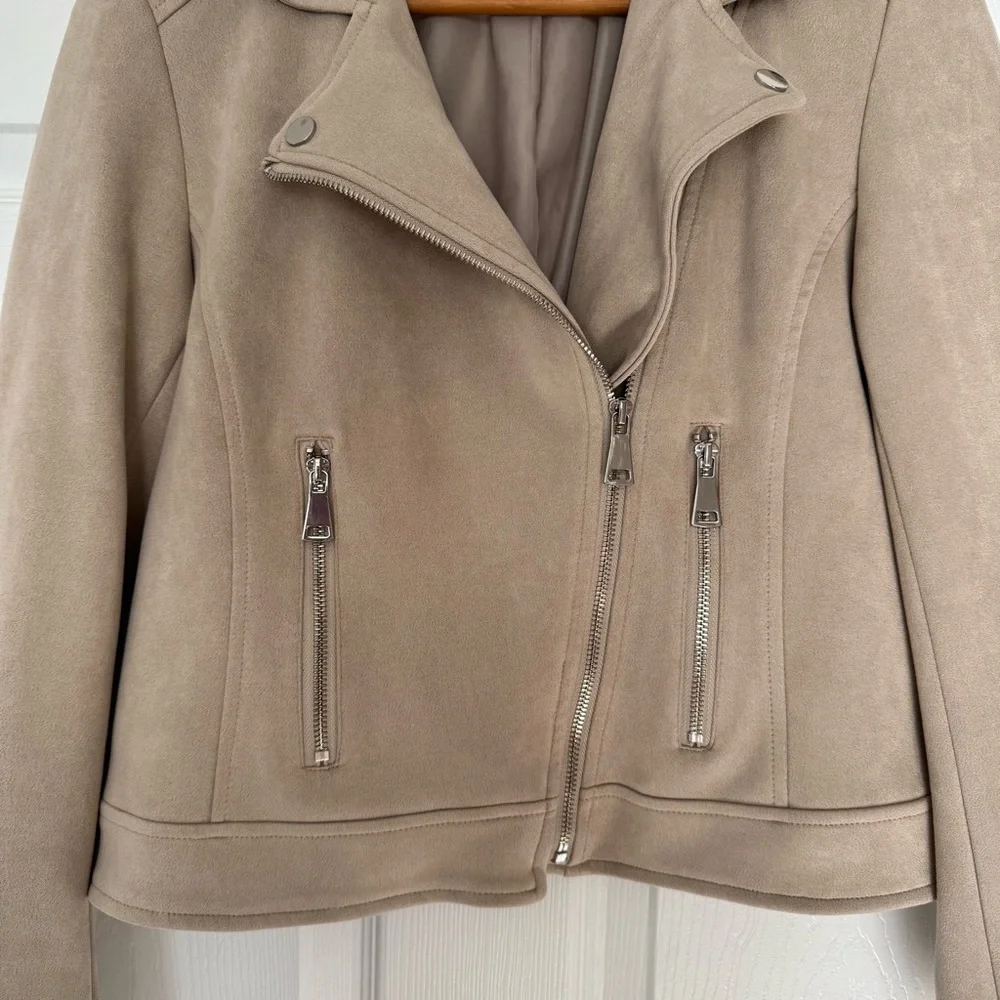 Philosophy faux suede leather jacket - Picture 3 of 10